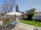 99B Evans Ave. For Sale Mimico Etobicoke Backyard Deck