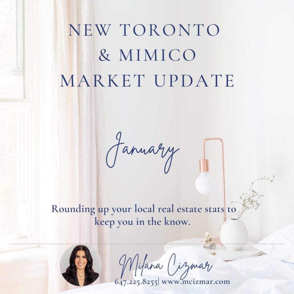 New Toronto and Mimico Market Update January 2023